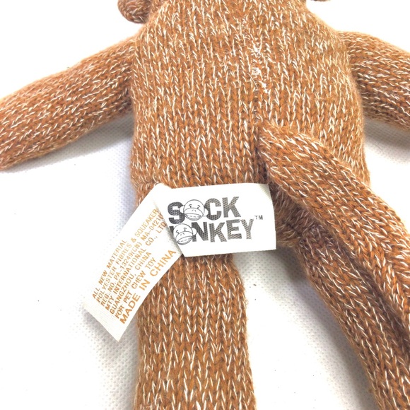Dan Dee Sock Monkey Stuffed Animal Toy. - Picture 3 of 5